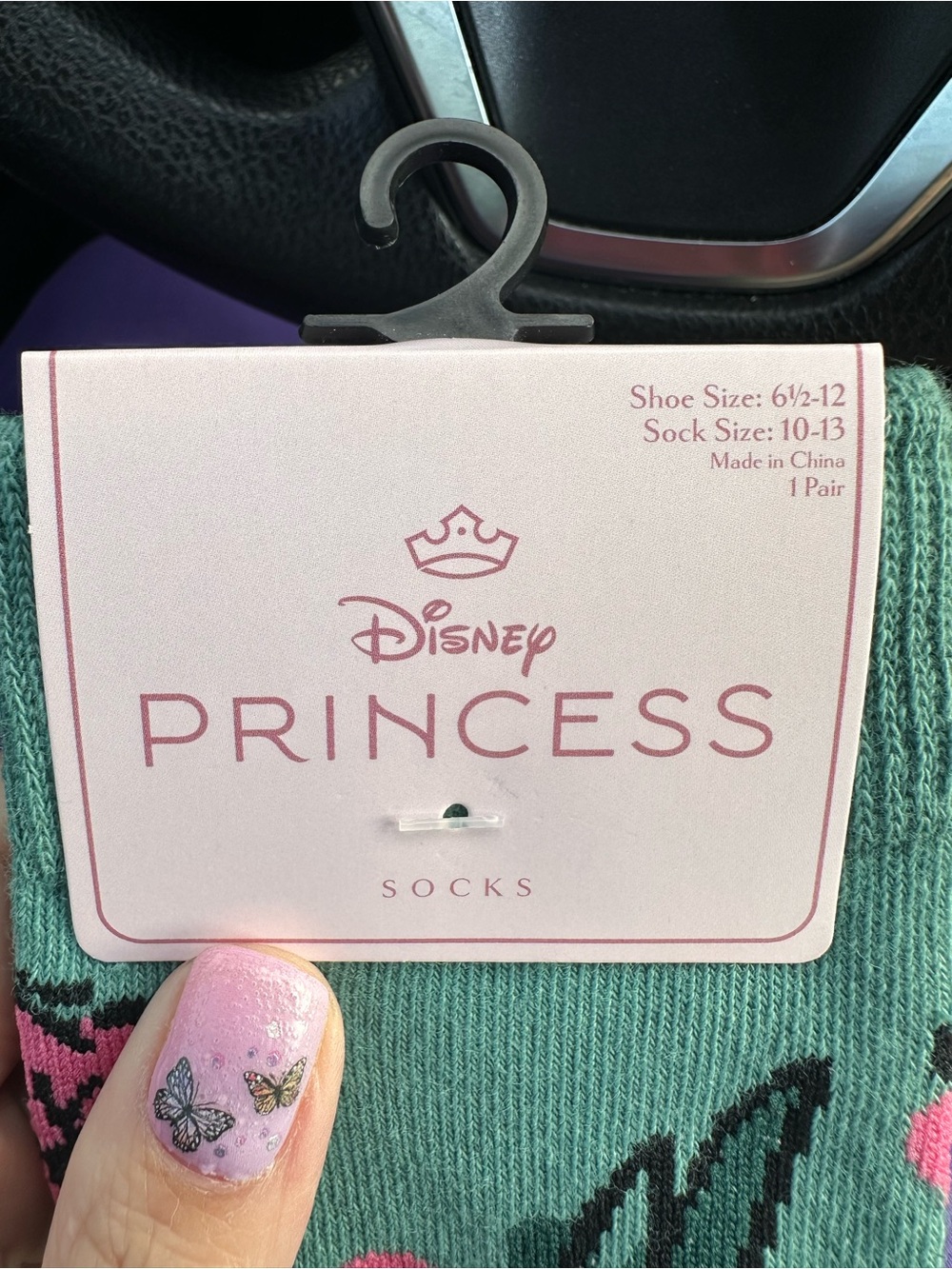 New Disney Princess Crew Socks Trio - Cinderella, Tiana & Snow White - Picture 9 of 11